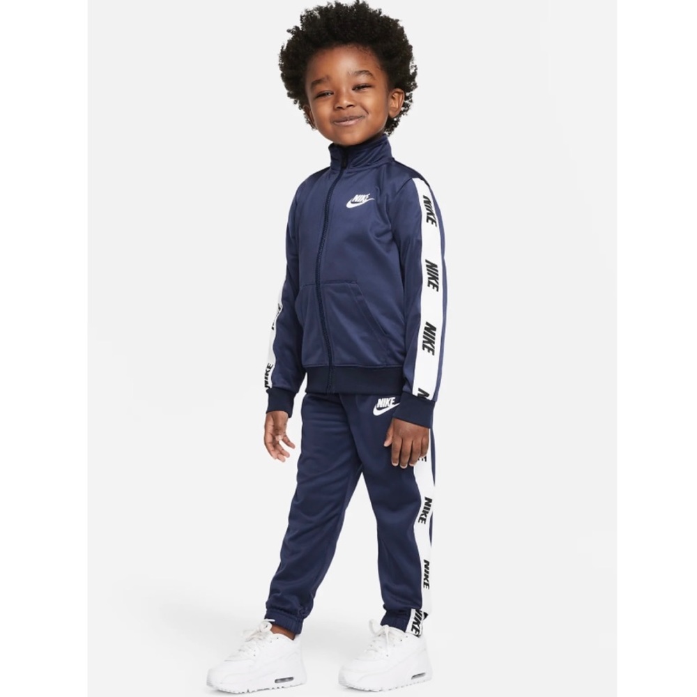 Nike Kids Navy Blue Tracksuit EUC